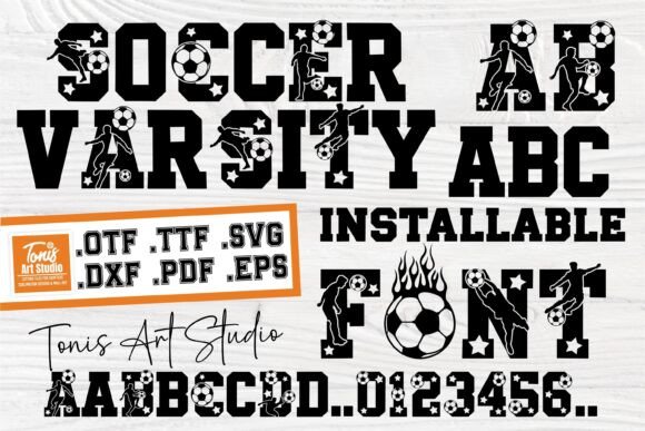 Ab Soccer Varsity: A Typeface That Captures Athletic Spirit