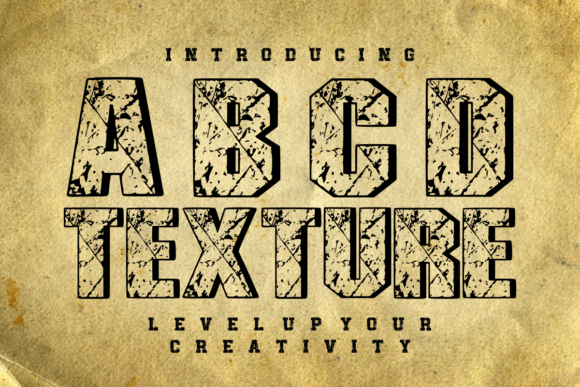 ABCD Texture: The Gritty Display Font for Bold Branding