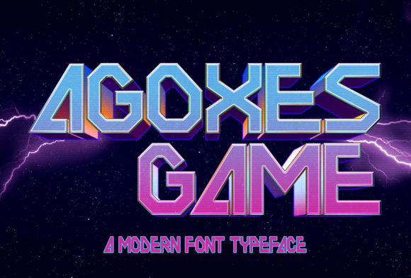 Agoxes Game: The Bold Display Font for Your Next Project