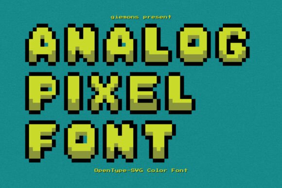 Analog Pixel: The Retro Font That Brings Digital Nostalgia to Life