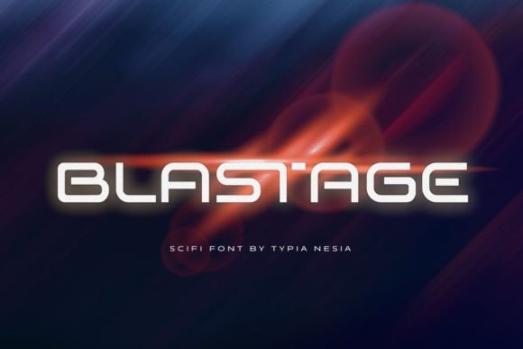 Blastage: A Futuristic Font for Modern Design Projects