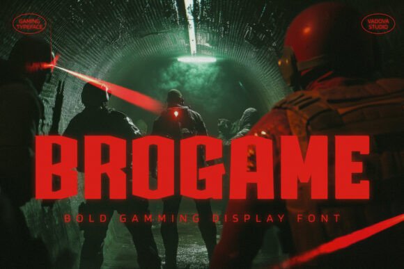 Brogame: The Cyberpunk Font for High-Impact Gaming Design