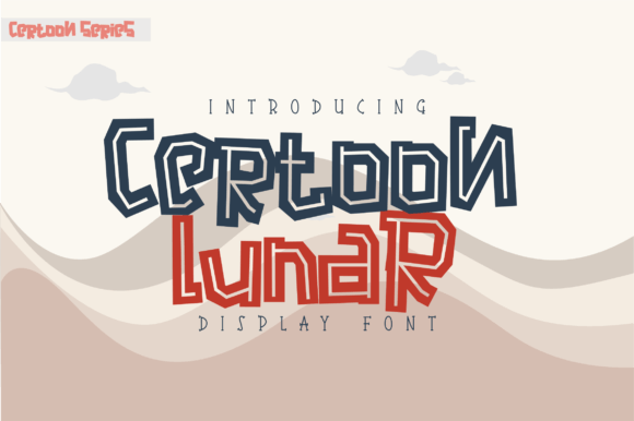 Certoon Lunar: A Skeletal Twist on Playful Typography