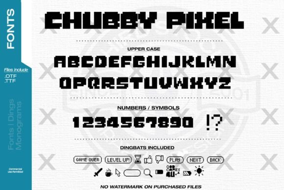 Chubby Pixel: A Nostalgic Typeface for Modern Design