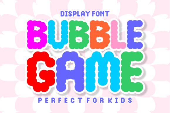 Cloud-Like Typography: The Bouncy Appeal of Bubble Game
