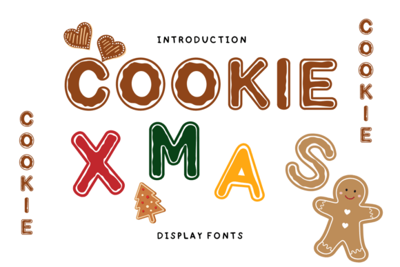 Cookie Xmas: A Festive Typeface for Holiday Designs