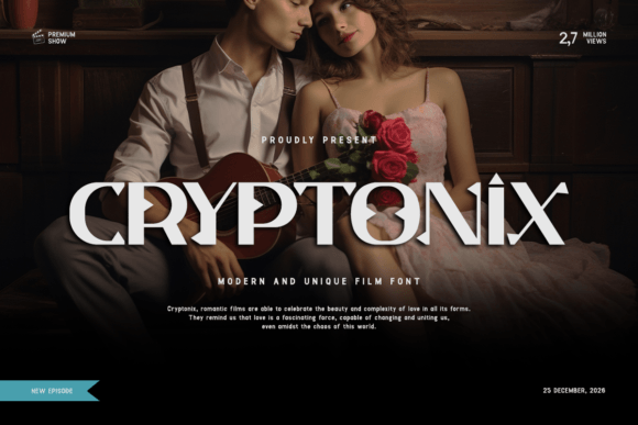 Cryptonix: A Display Typeface for the Modern Digital Age