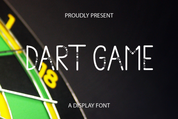 Dart Game: A Display Font That Delivers Bold Clarity