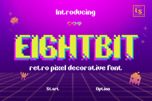 Eightbit: The Retro Display Font That Brings Pixel Nostalgia to Modern Design