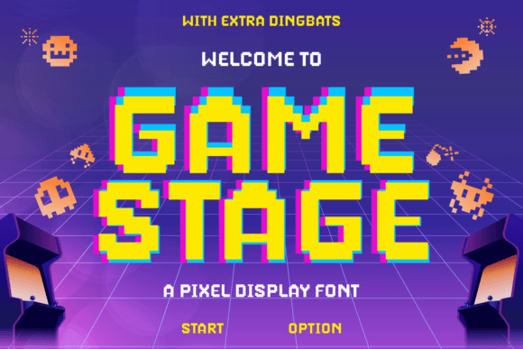 Game Stage: A Bold Typeface for High-Impact Visuals
