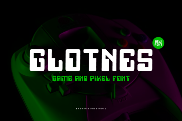 Glotnes Font: A Pixel-Perfect Nod to Retro Gaming Aesthetics