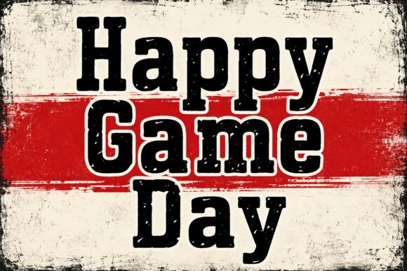 Happy Game Day: Unleash Vintage Sports Spirit in Your Designs