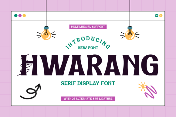 Hwarang: The Bold Display Font for Modern Branding