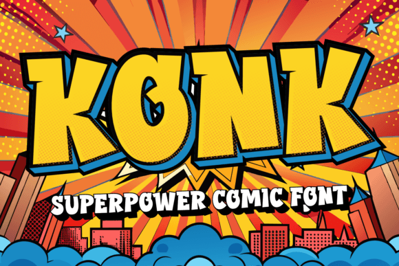 Konk: The Superpower Font That Packs a Visual Punch