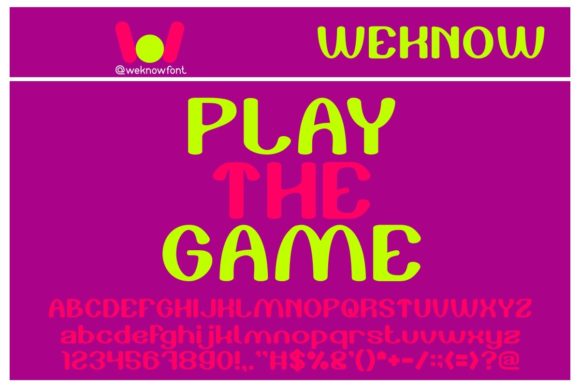 Play the Game: A Typeface for Bold, Creative Statements