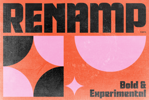 Renamp: The Bold, Square-Cut Typeface That Demands Attention