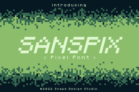 Sanspix: A Pixel Font for Modern Retro Design