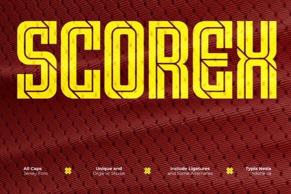 Scorex: The High-Impact Typeface for Modern Branding