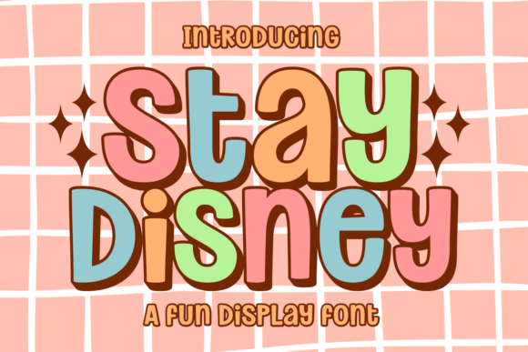 Stay Disney: The Playful Font That Injects Pure Joy Into Any Project
