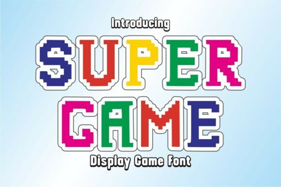 Super Game Typeface: Unleashing Playful Design Energy