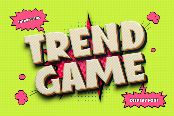 Trend Game: The Playful Display Font That Brings Stories to Life