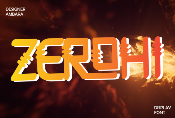 Zerohi: The Display Font Built for High-Impact Visuals
